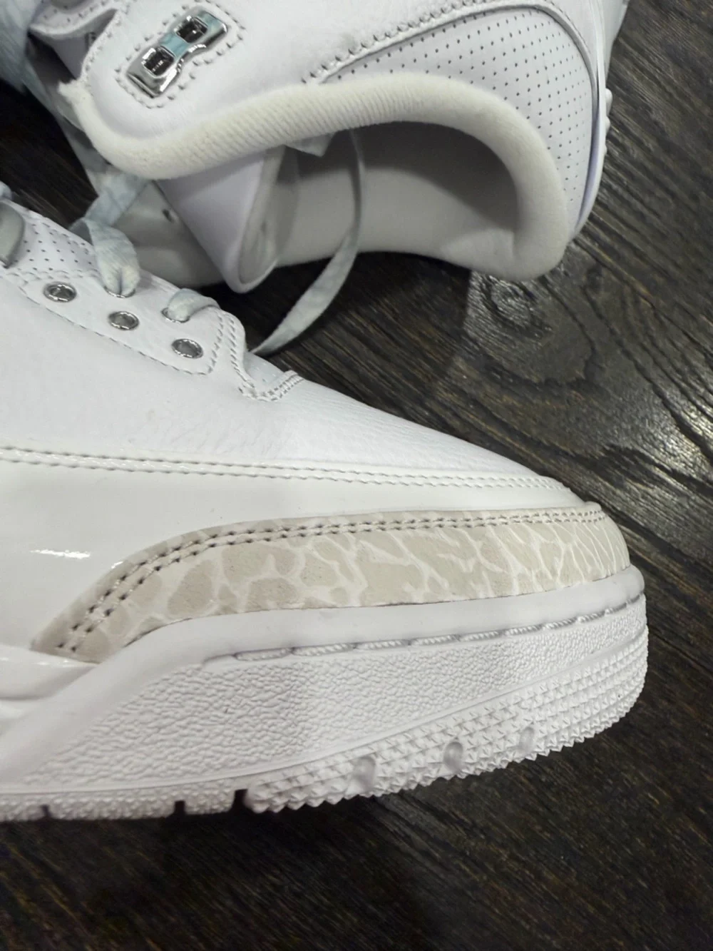 Air Jordan 3 Retro Pure Money 2025 White Silver Men's Size 13 like new